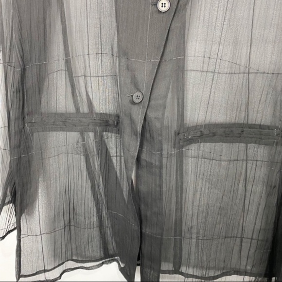 GIORGIO ARMANI Sheer Front Panel Shirt - Picture 7 of 9